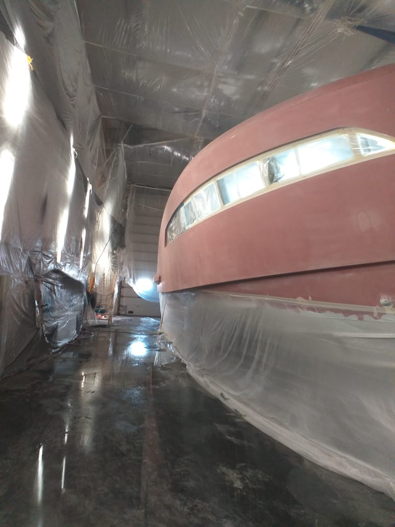 top quality fairing applied to this luxury yacht